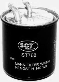 SCT-MANNOL ST 768 - Degvielas filtrs ps1.lv