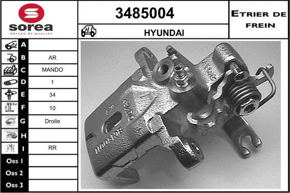 Sera 3485004 - Bremžu suports ps1.lv