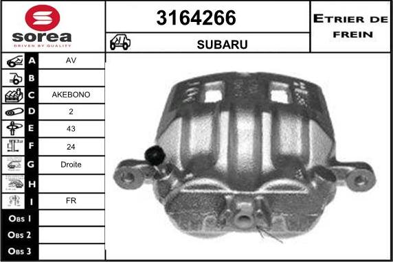 Sera 3164266 - Bremžu suports ps1.lv