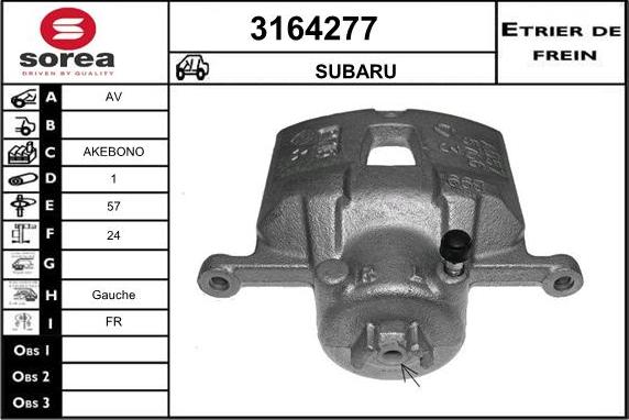 Sera 3164277 - Bremžu suports ps1.lv