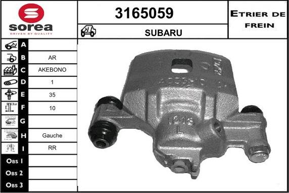 Sera 3165059 - Bremžu suports ps1.lv