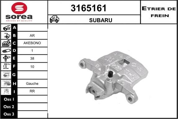 Sera 3165161 - Bremžu suports ps1.lv