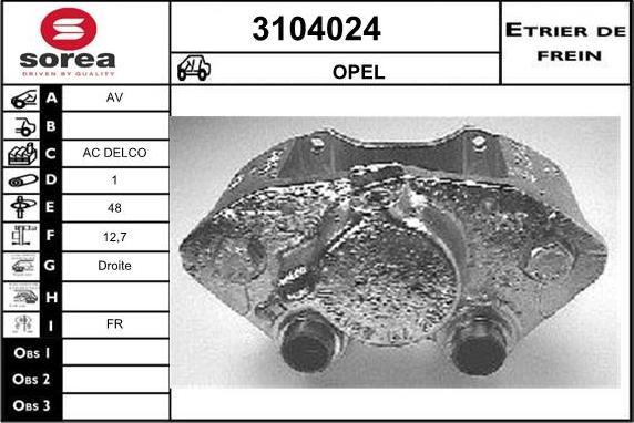 Sera 3104024 - Bremžu suports ps1.lv