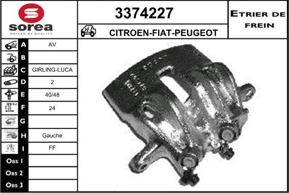 Sera 3374227 - Bremžu suports ps1.lv