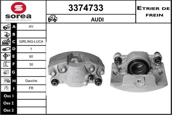 Sera 3374733 - Bremžu suports ps1.lv