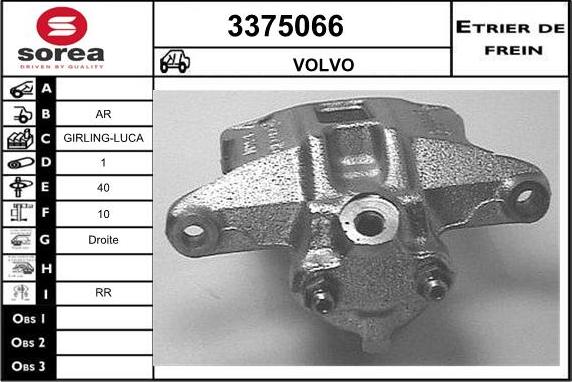 Sera 3375066 - Bremžu suports ps1.lv