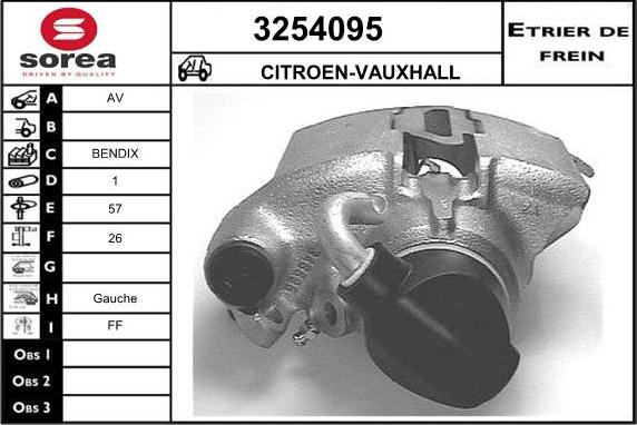 Sera 3254095 - Bremžu suports ps1.lv