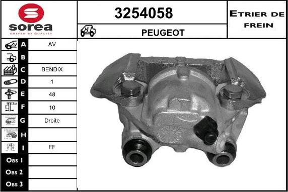 Sera 3254058 - Bremžu suports ps1.lv