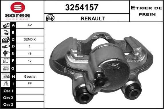 Sera 3254157 - Bremžu suports ps1.lv