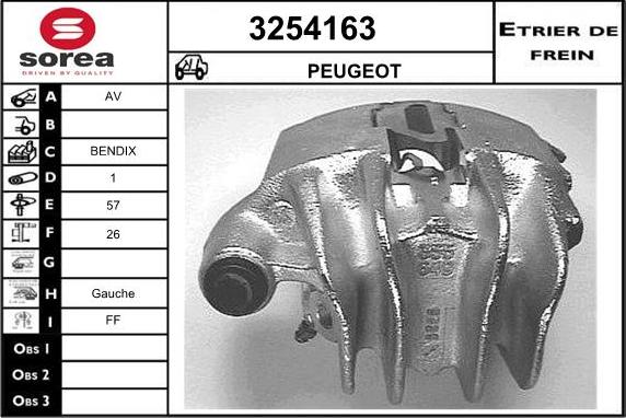 Sera 3254163 - Bremžu suports ps1.lv