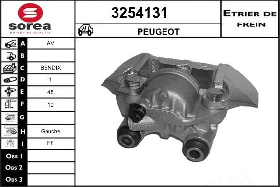 Sera 3254131 - Bremžu suports ps1.lv