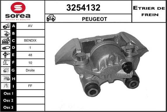 Sera 3254132 - Bremžu suports ps1.lv