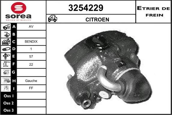 Sera 3254229 - Bremžu suports ps1.lv