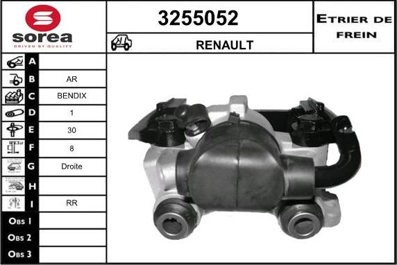 Sera 3255052 - Bremžu suports ps1.lv