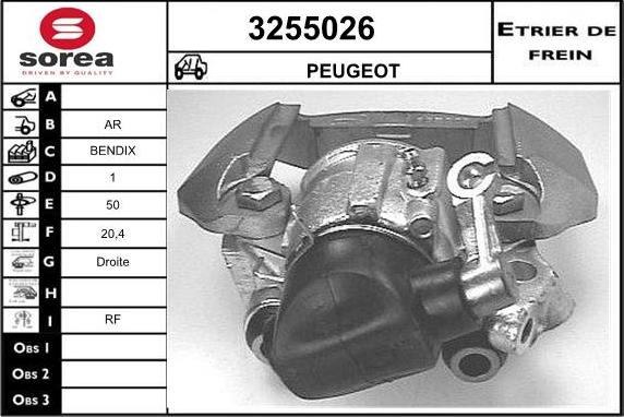 Sera 3255026 - Bremžu suports ps1.lv