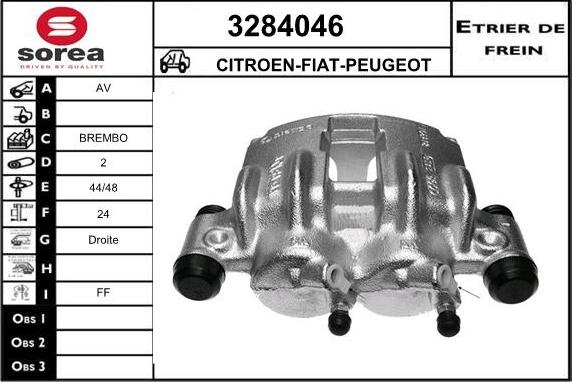 Sera 3284046 - Bremžu suports ps1.lv