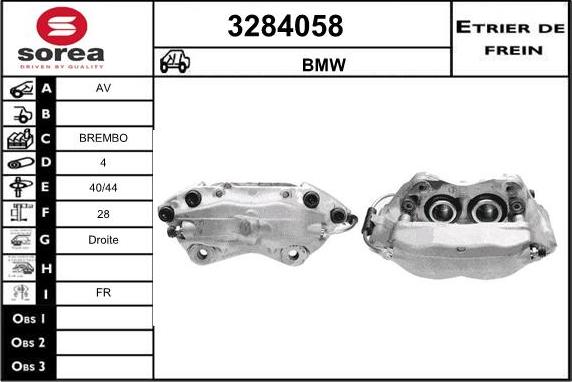 Sera 3284058 - Bremžu suports ps1.lv