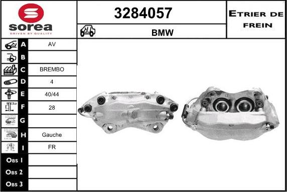 Sera 3284057 - Bremžu suports ps1.lv