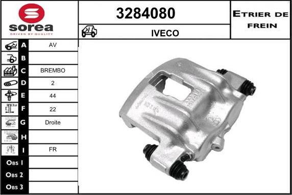 Sera 3284080 - Bremžu suports ps1.lv