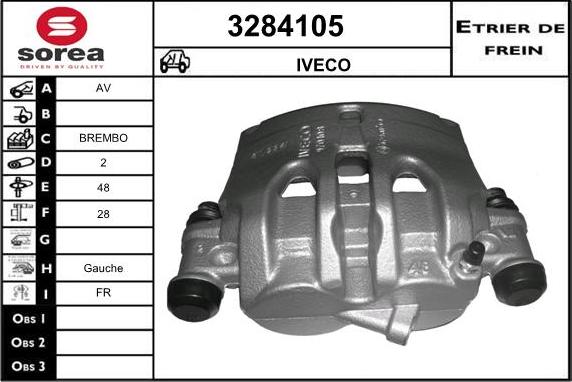 Sera 3284105 - Bremžu suports ps1.lv