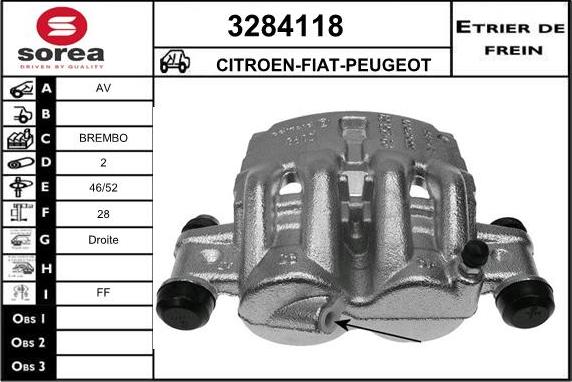 Sera 3284118 - Bremžu suports ps1.lv