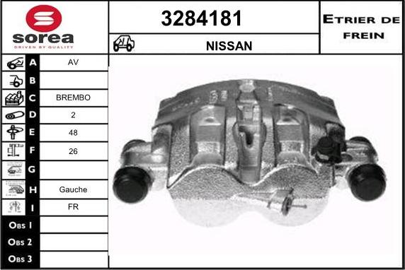 Sera 3284181 - Bremžu suports ps1.lv