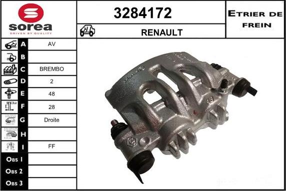 Sera 3284172 - Bremžu suports ps1.lv