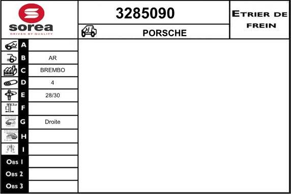 Sera 3285090 - Bremžu suports ps1.lv