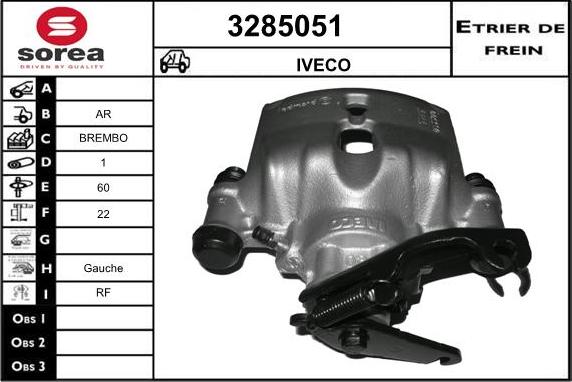 Sera 3285051 - Bremžu suports ps1.lv