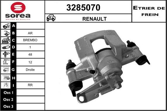 Sera 3285070 - Bremžu suports ps1.lv