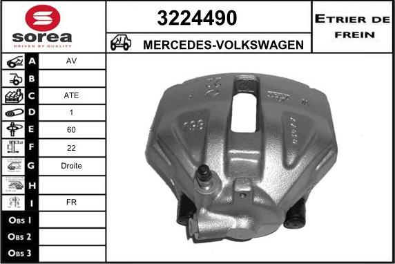 Sera 3224490 - Bremžu suports ps1.lv