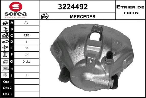 Sera 3224492 - Bremžu suports ps1.lv