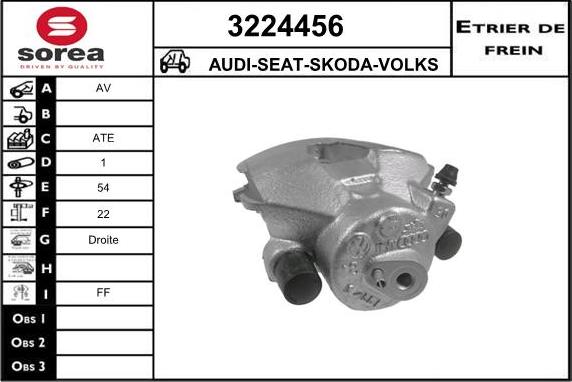 Sera 3224456 - Bremžu suports ps1.lv