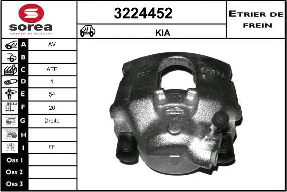 Sera 3224452 - Bremžu suports ps1.lv