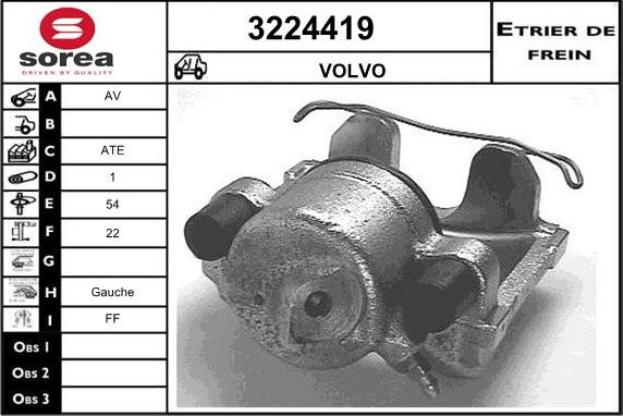 Sera 3224419 - Bremžu suports ps1.lv