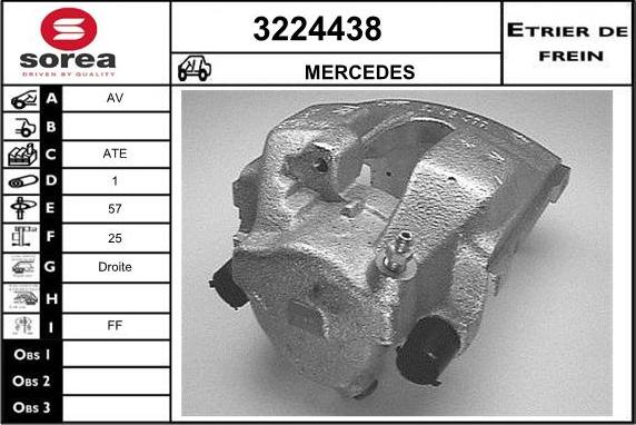 Sera 3224438 - Bremžu suports ps1.lv