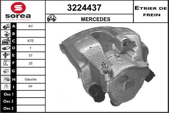 Sera 3224437 - Bremžu suports ps1.lv