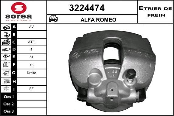 Sera 3224474 - Bremžu suports ps1.lv