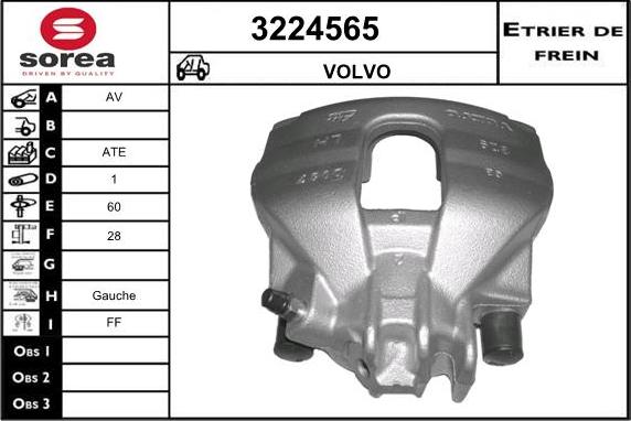 Sera 3224565 - Bremžu suports ps1.lv