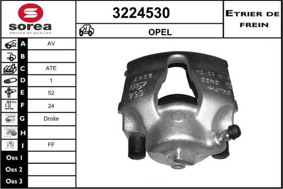 Sera 3224530 - Bremžu suports ps1.lv