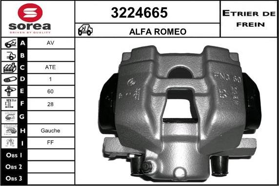 Sera 3224665 - Bremžu suports ps1.lv