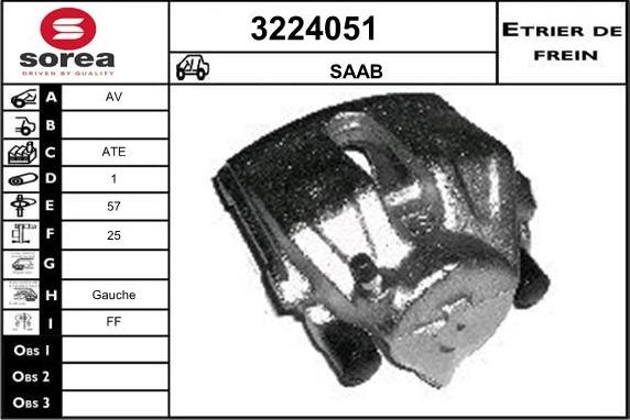 Sera 3224051 - Bremžu suports ps1.lv