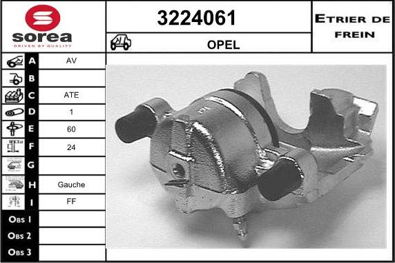 Sera 3224061 - Bremžu suports ps1.lv