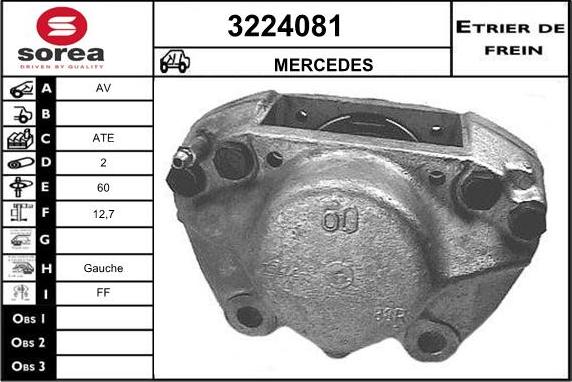 Sera 3224081 - Bremžu suports ps1.lv