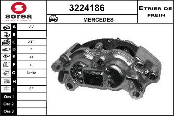 Sera 3224186 - Bremžu suports ps1.lv