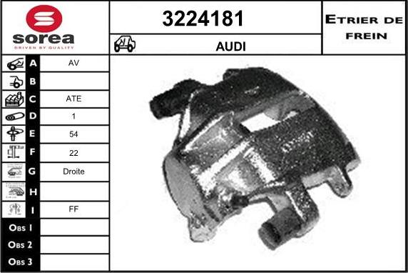 Sera 3224181 - Bremžu suports ps1.lv