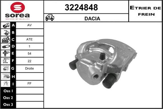 Sera 3224848 - Bremžu suports ps1.lv