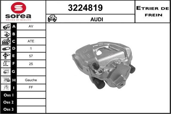 Sera 3224819 - Bremžu suports ps1.lv