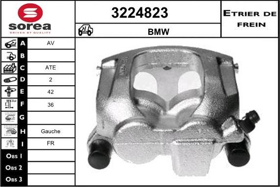 Sera 3224823 - Bremžu suports ps1.lv