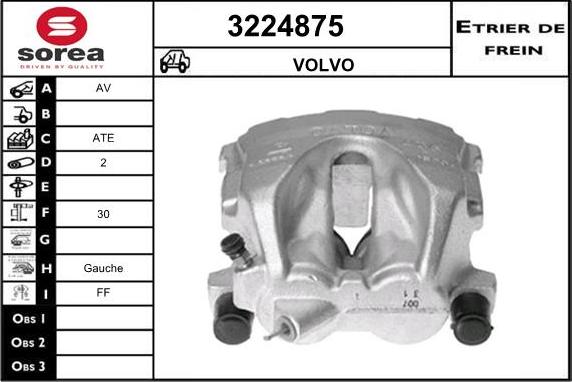 Sera 3224875 - Bremžu suports ps1.lv